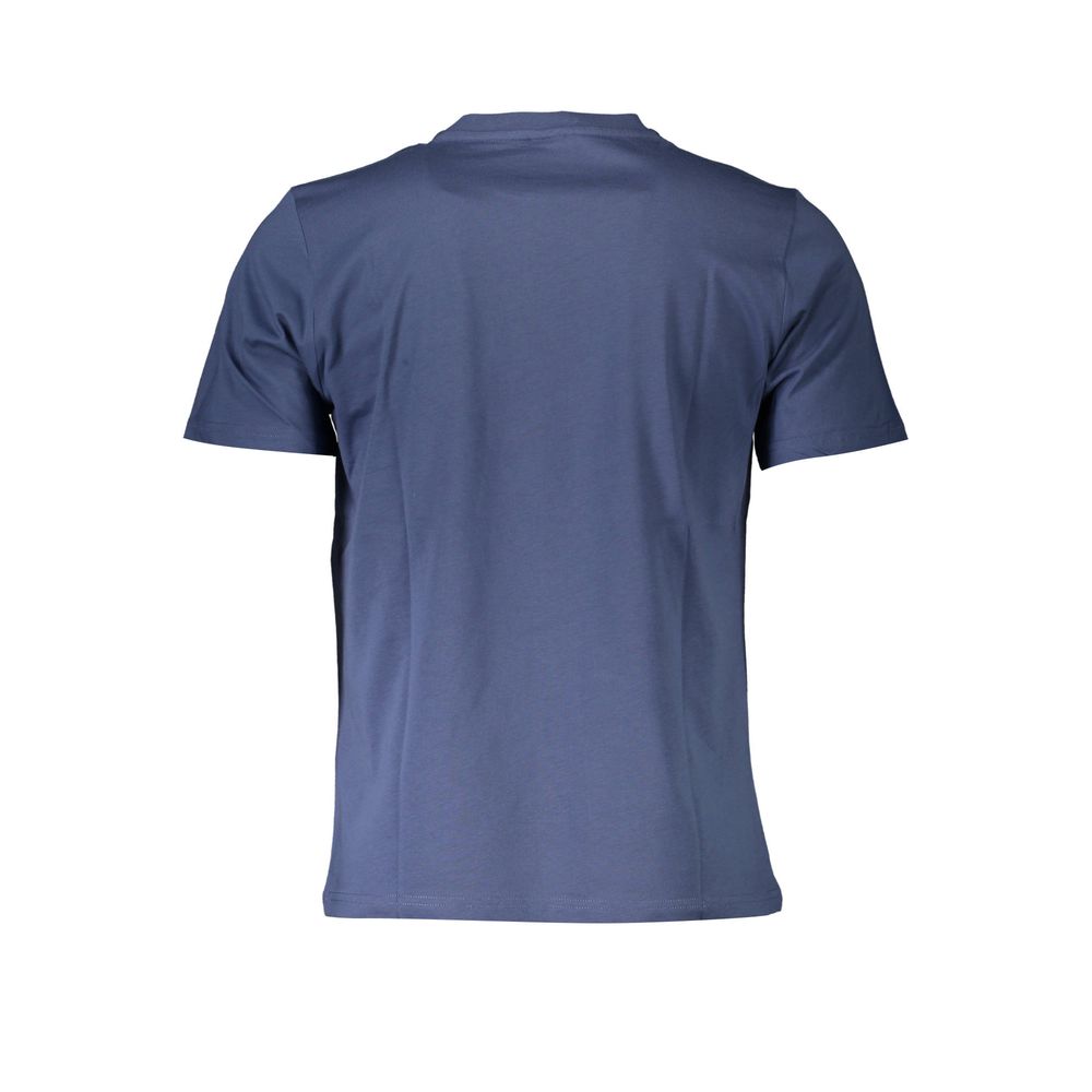 North Sails Blu Cotton Men T-Shirt