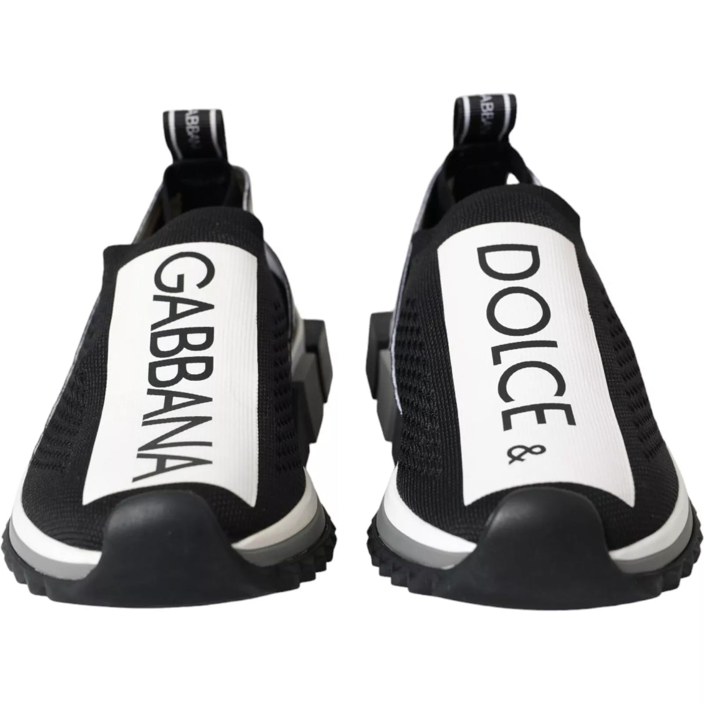 Baskets Sorrento noires et blanches Dolce & Gabbana