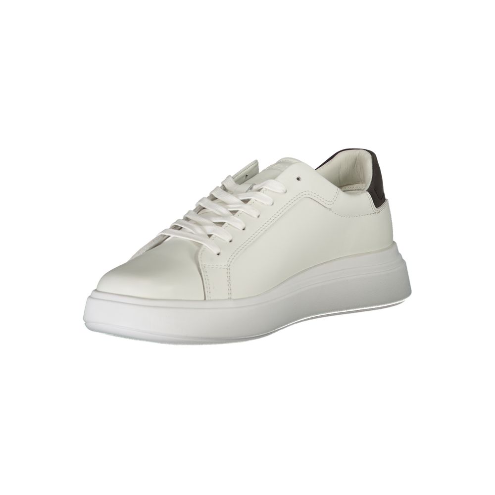 Calvin Klein White Leather Men Sneaker