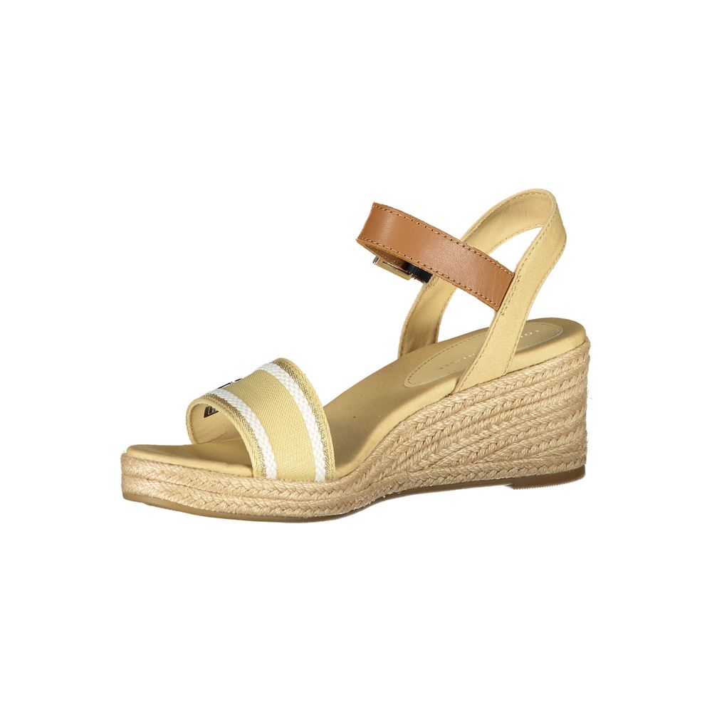 Tommy Hilfiger Beige Polyester Women Sandal