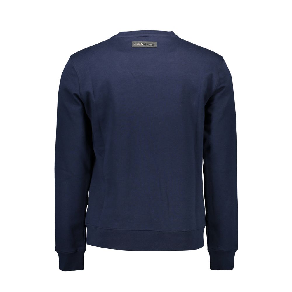 Plein Sport Blue Cotton Men's Sweatshirt