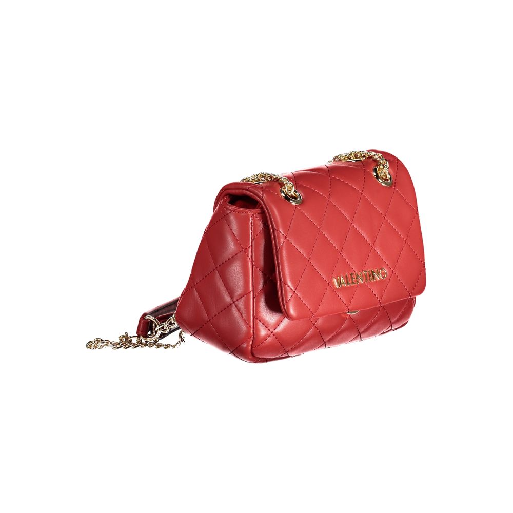 Mario Valentino Rosso Polyurethane Women Shoulder Bag