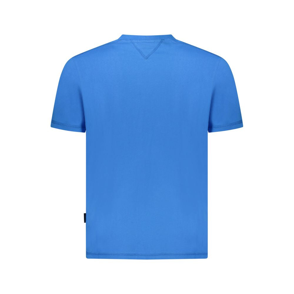 Napapijri Blue Cotton Men T-Shirt