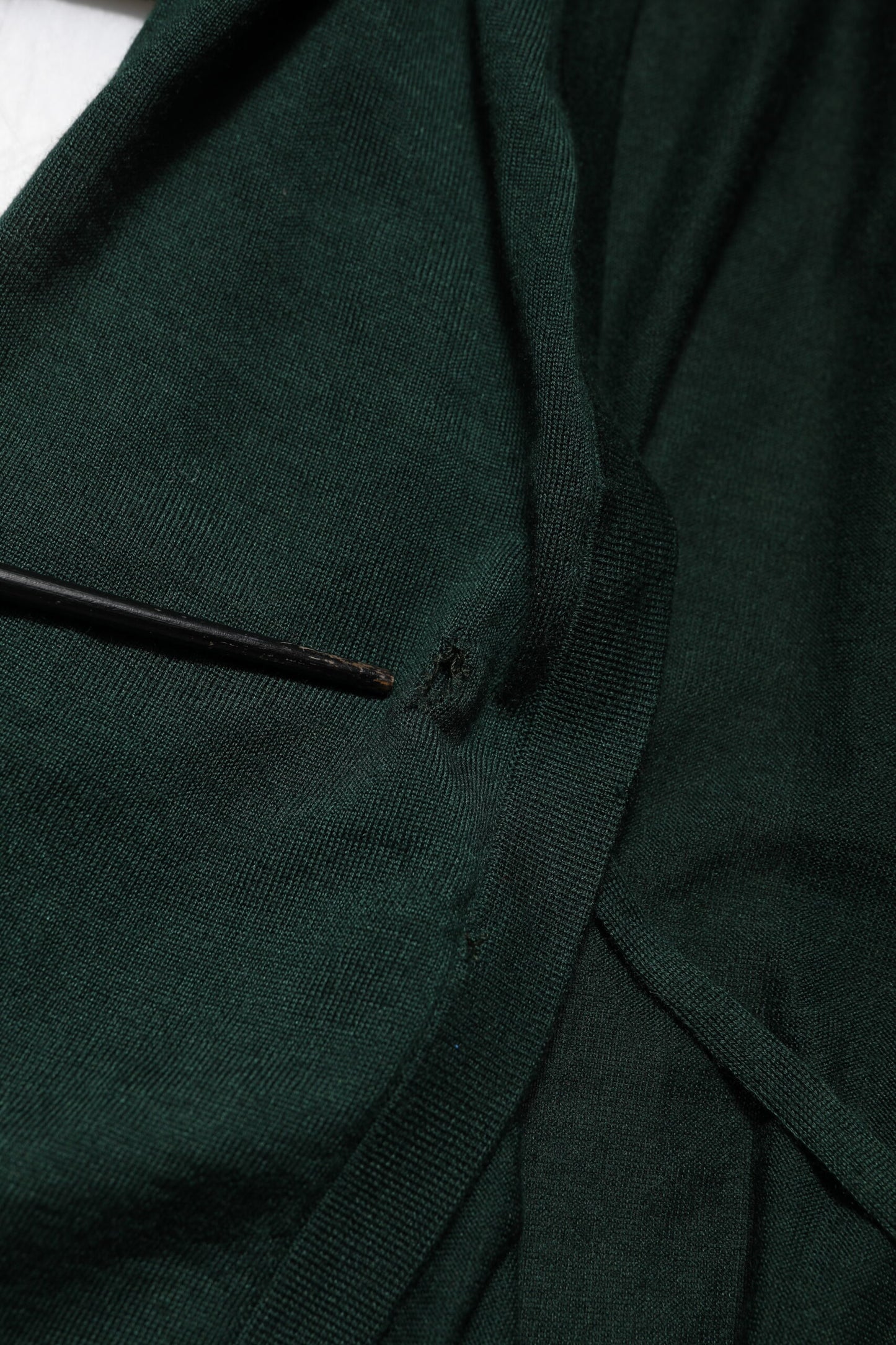 Pull cardigan en cachemire et soie vert foncé Dolce & Gabbana