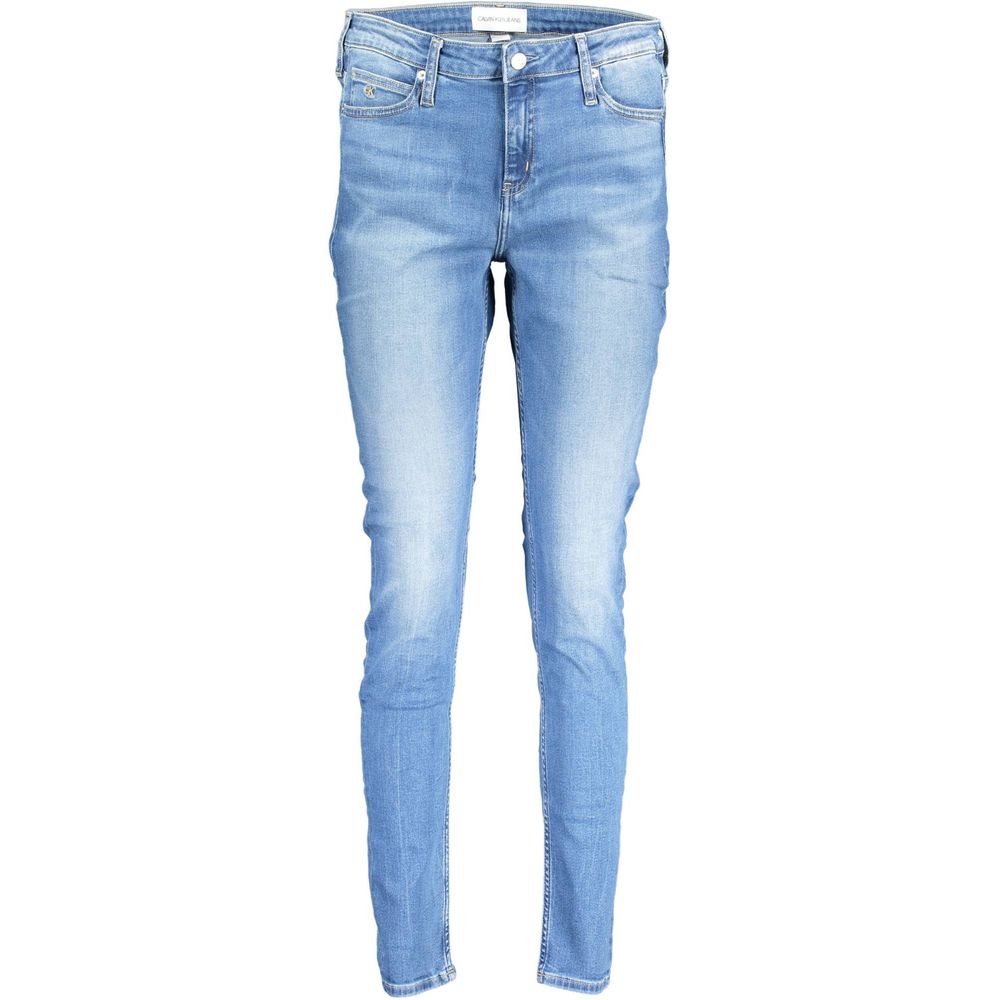 Jean et pantalon en coton bleu Calvin Klein