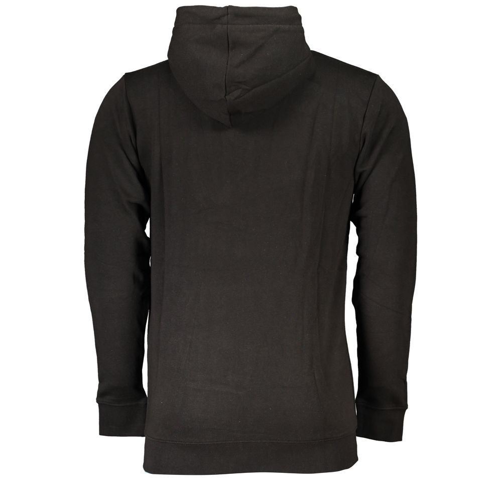 Cavalli Class Black Cotton Men's Hooded Sweatshirt