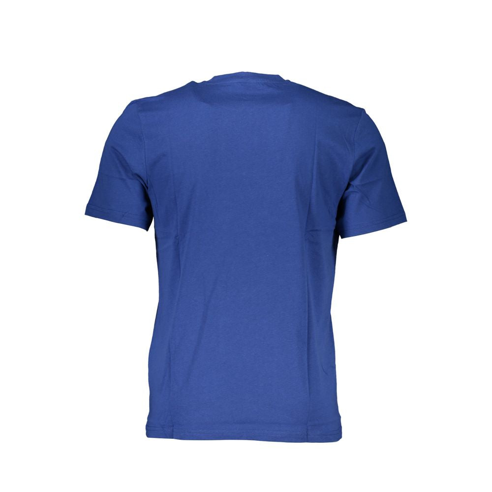 North Sails Blue Cotton Men T-Shirt