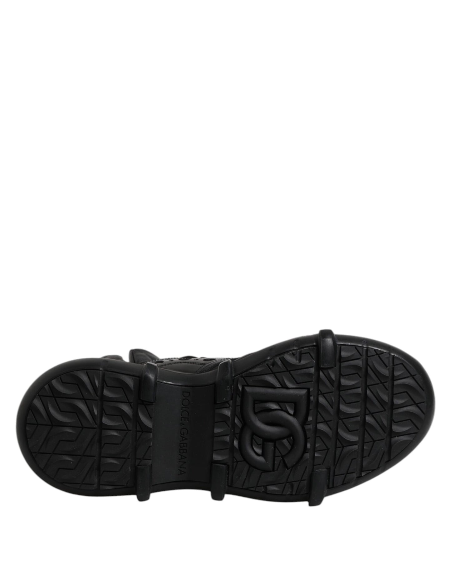 Dolce & Gabbana Black Leather Casual Mens Ankle Boots Shoes