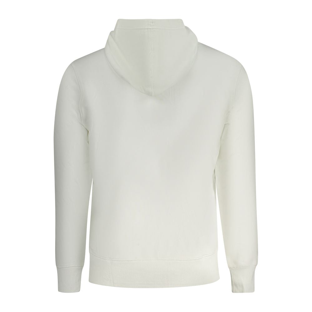 Calvin Klein White Cotton Men's Hooded Sweatshirt