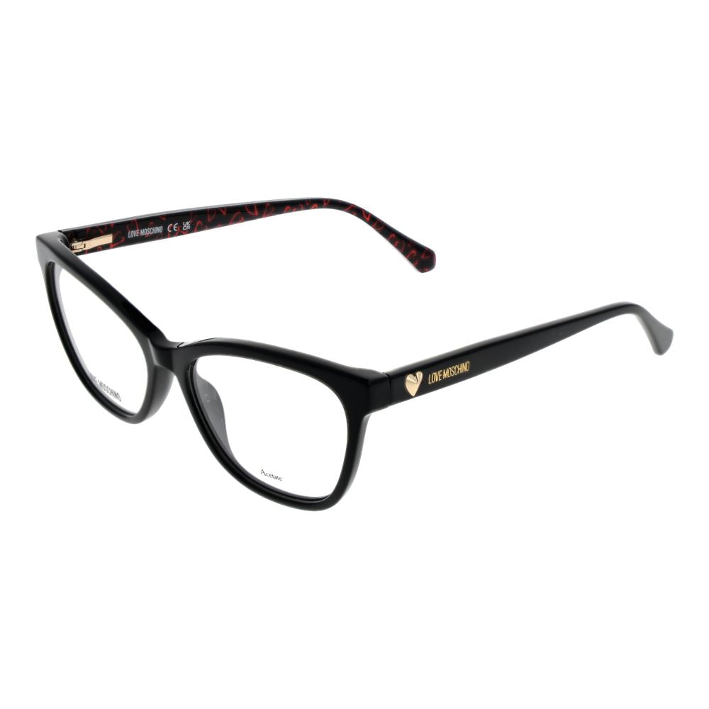 Montures optiques Love Moschino noires pour femmes