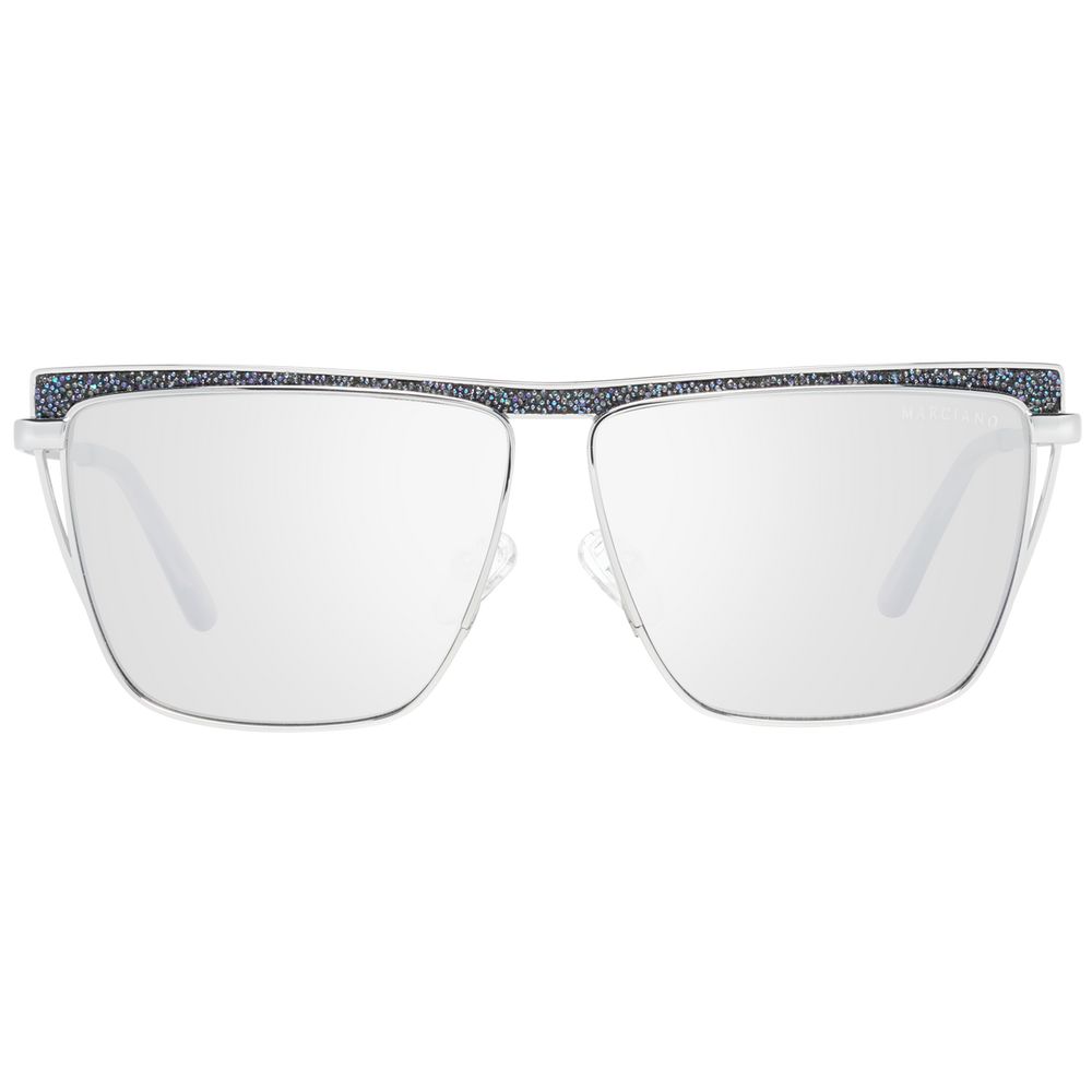 Lunettes de soleil Marciano by Guess argentées pour femme