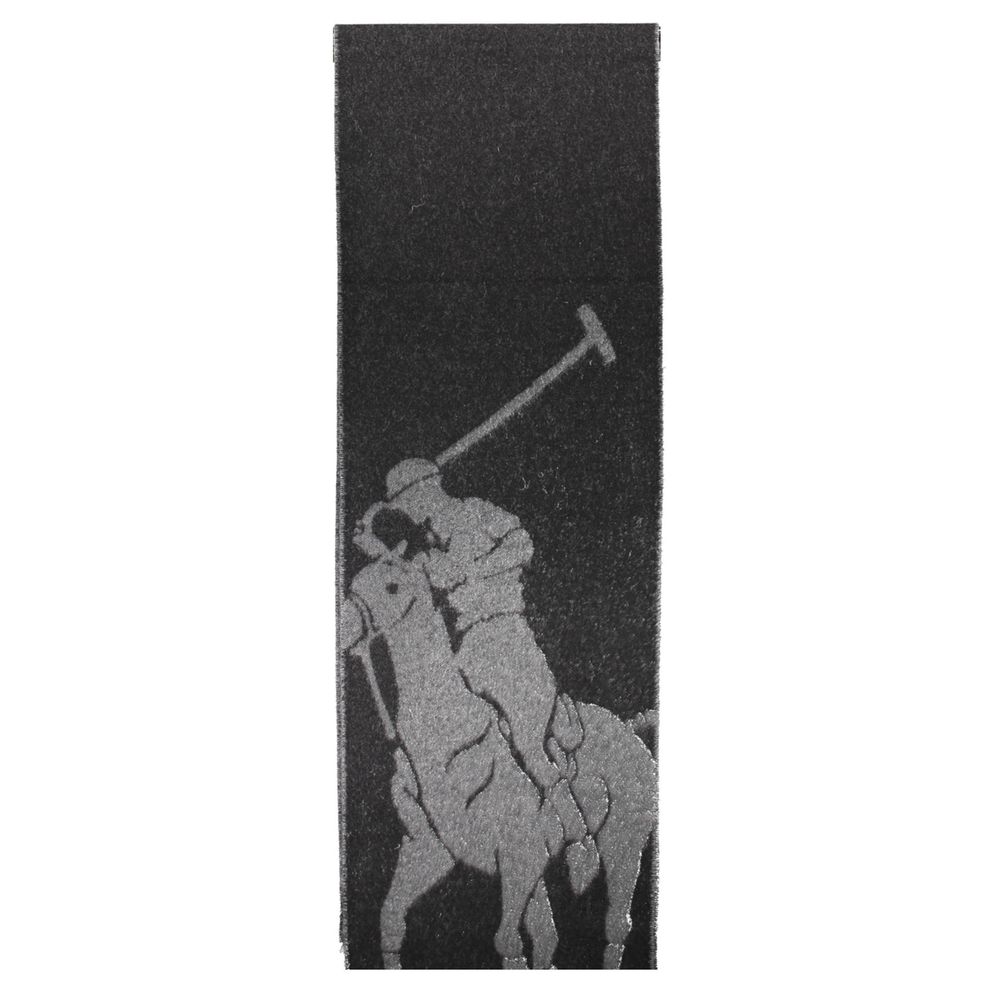 Ralph Lauren Nero Lana Uomo Scarf