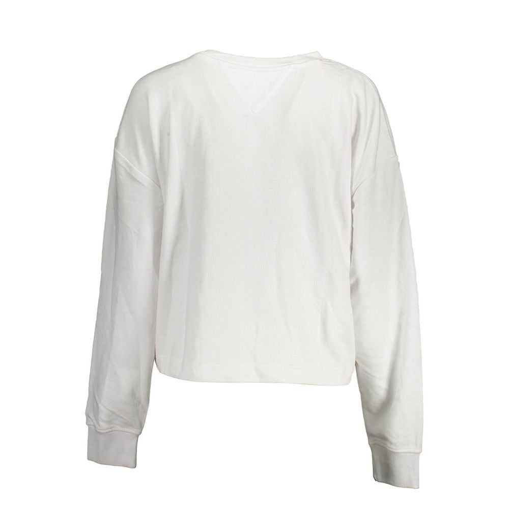 Pull Tommy Hilfiger en coton blanc pour femme