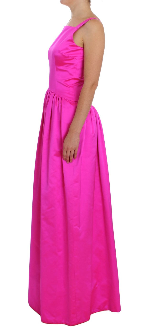 Dolce & Gabbana – Langes Ballkleid aus rosa Seide