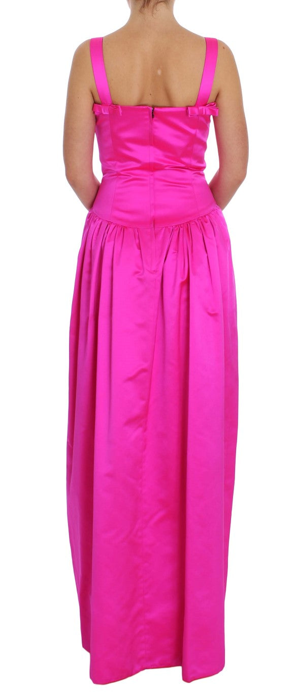 Dolce & Gabbana – Langes Ballkleid aus rosa Seide