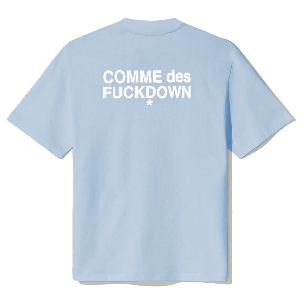Comme Des Fuckdown Blaue Baumwolloberteile und T-Shirts