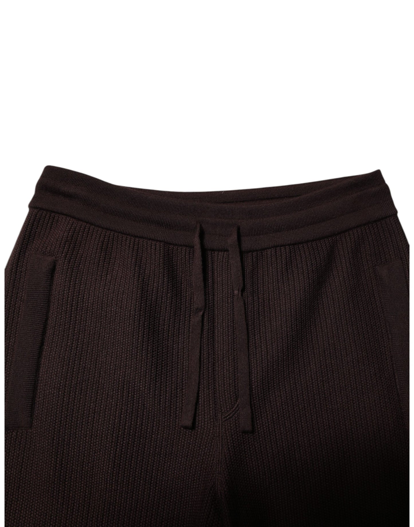 Dolce & Gabbana Brown Cashmere Men Jogger Sweatpants Pants