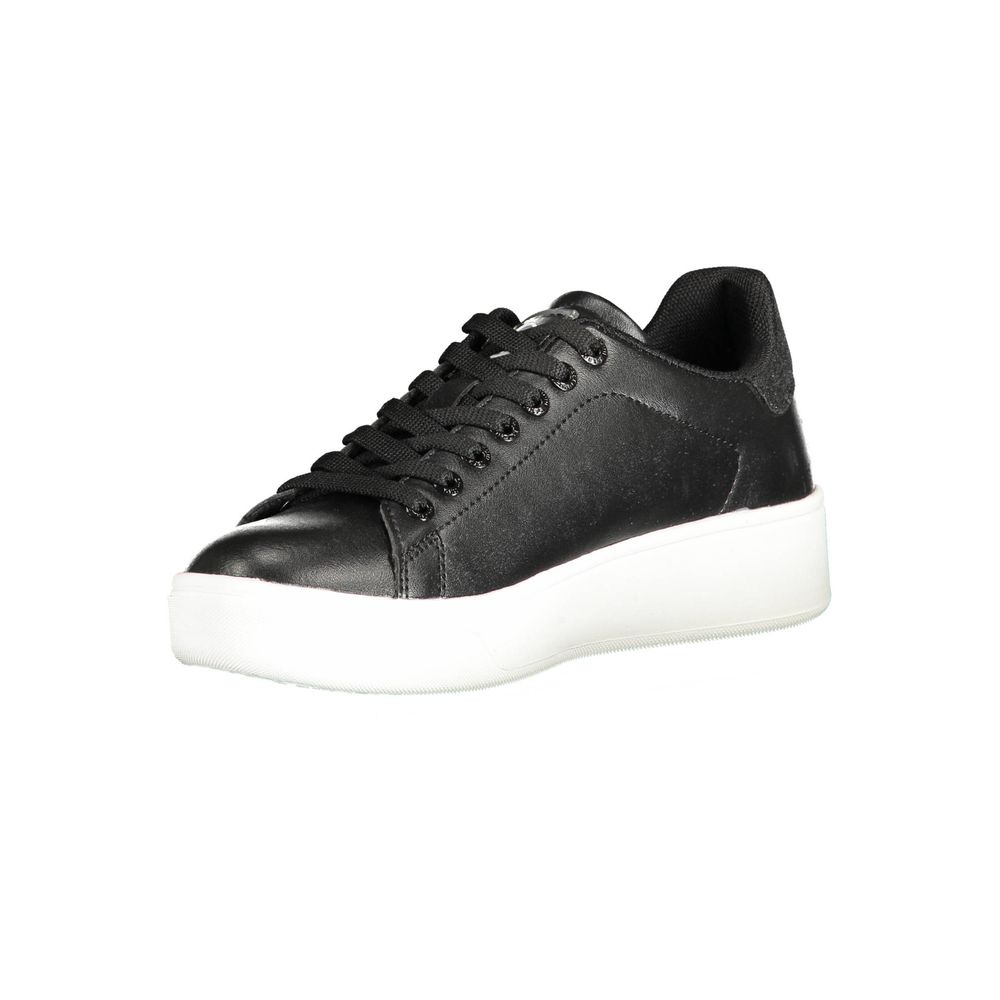 Sergio Tacchini Black Polyurethane Women Sneaker