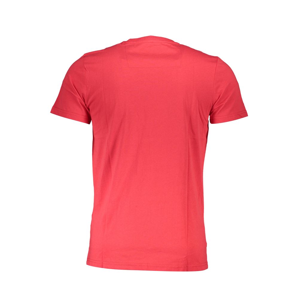 Cavalli Class Rosso Cotton Mens T-Shirt