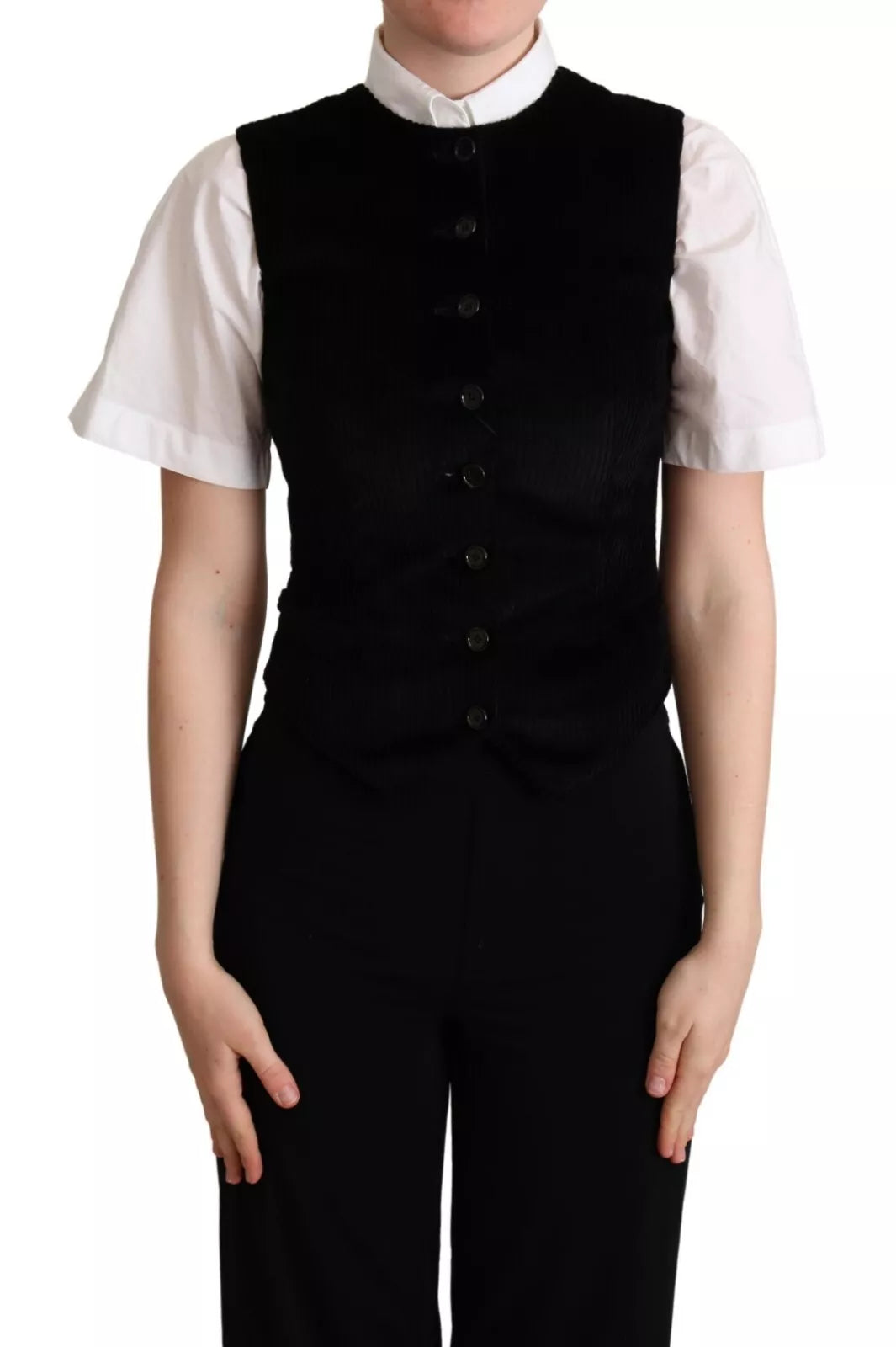Gilet Dolce & Gabbana à imprimé léopard noir et marron