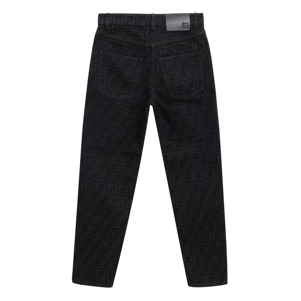 Fendi Schwarze Jeans aus Baumwolldenim