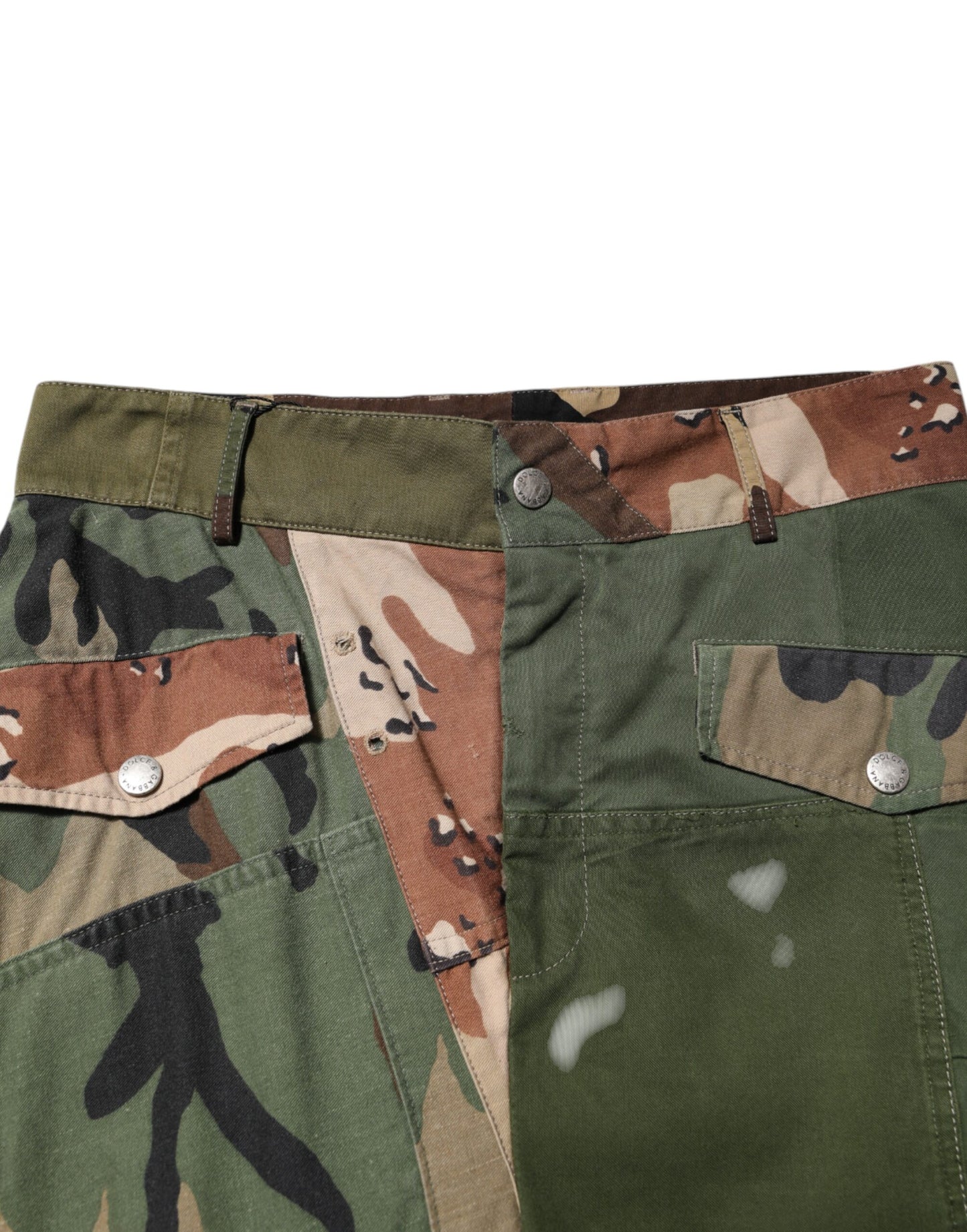 Dolce & Gabbana – Mehrfarbige Cargohose mit Camouflage-Muster