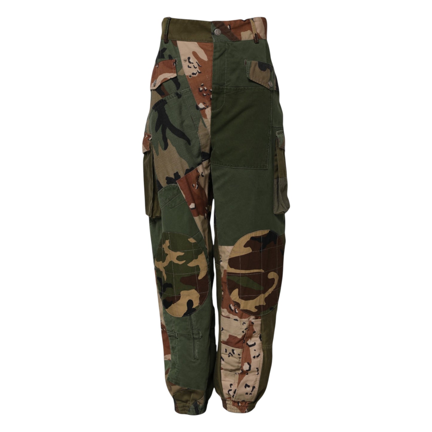 Dolce & Gabbana – Mehrfarbige Cargohose mit Camouflage-Muster