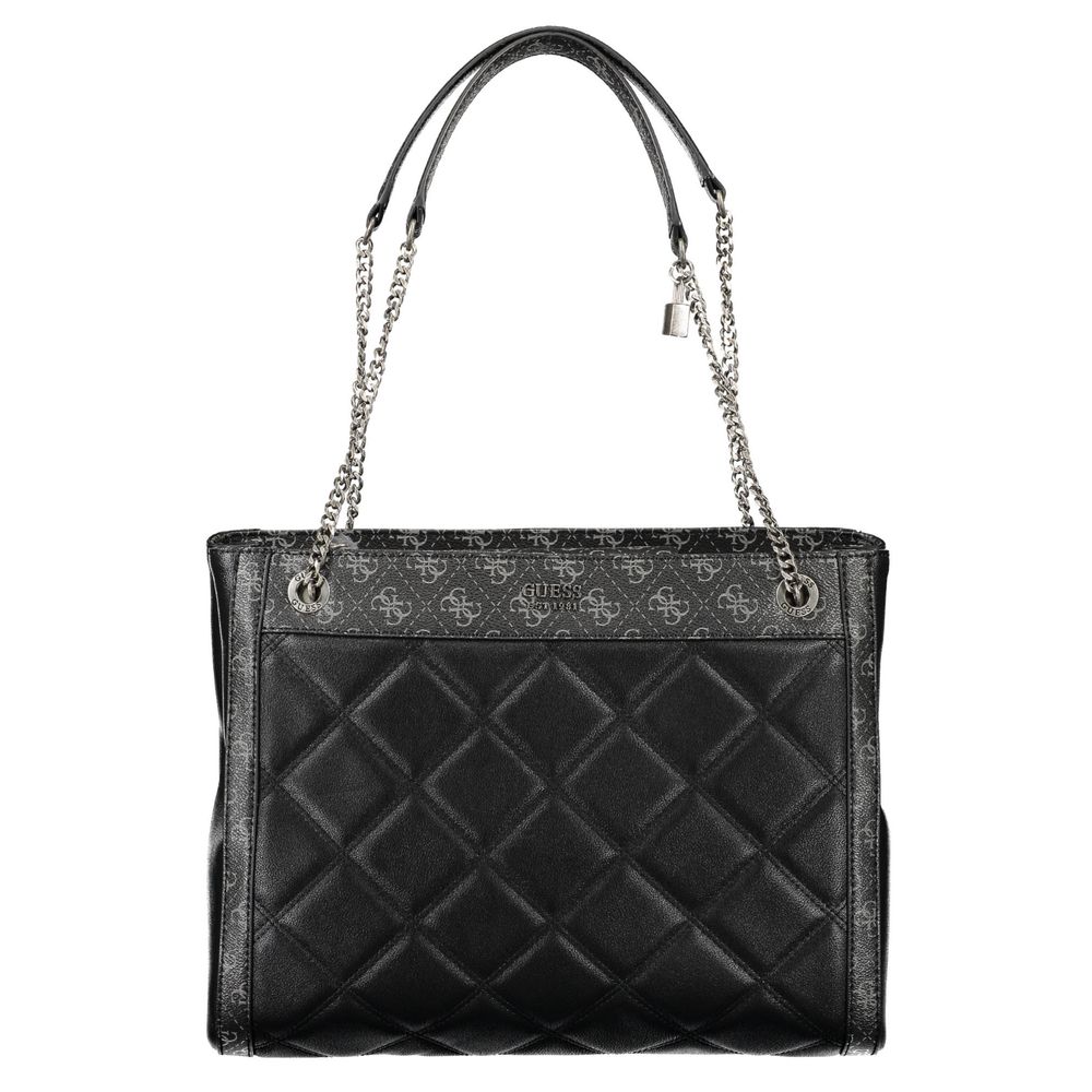 Sac à main Guess Jeans en polyéthylène noir