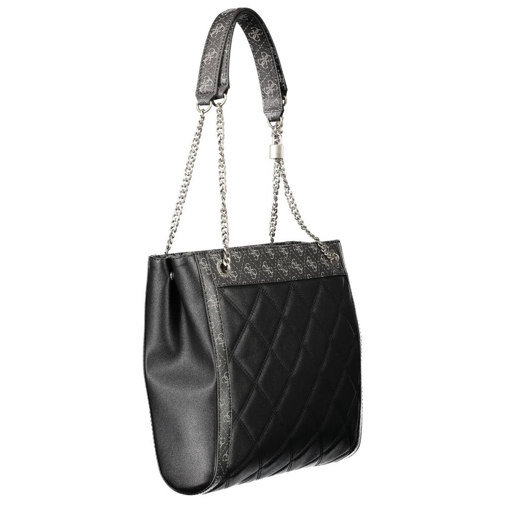 Sac à main Guess Jeans en polyéthylène noir