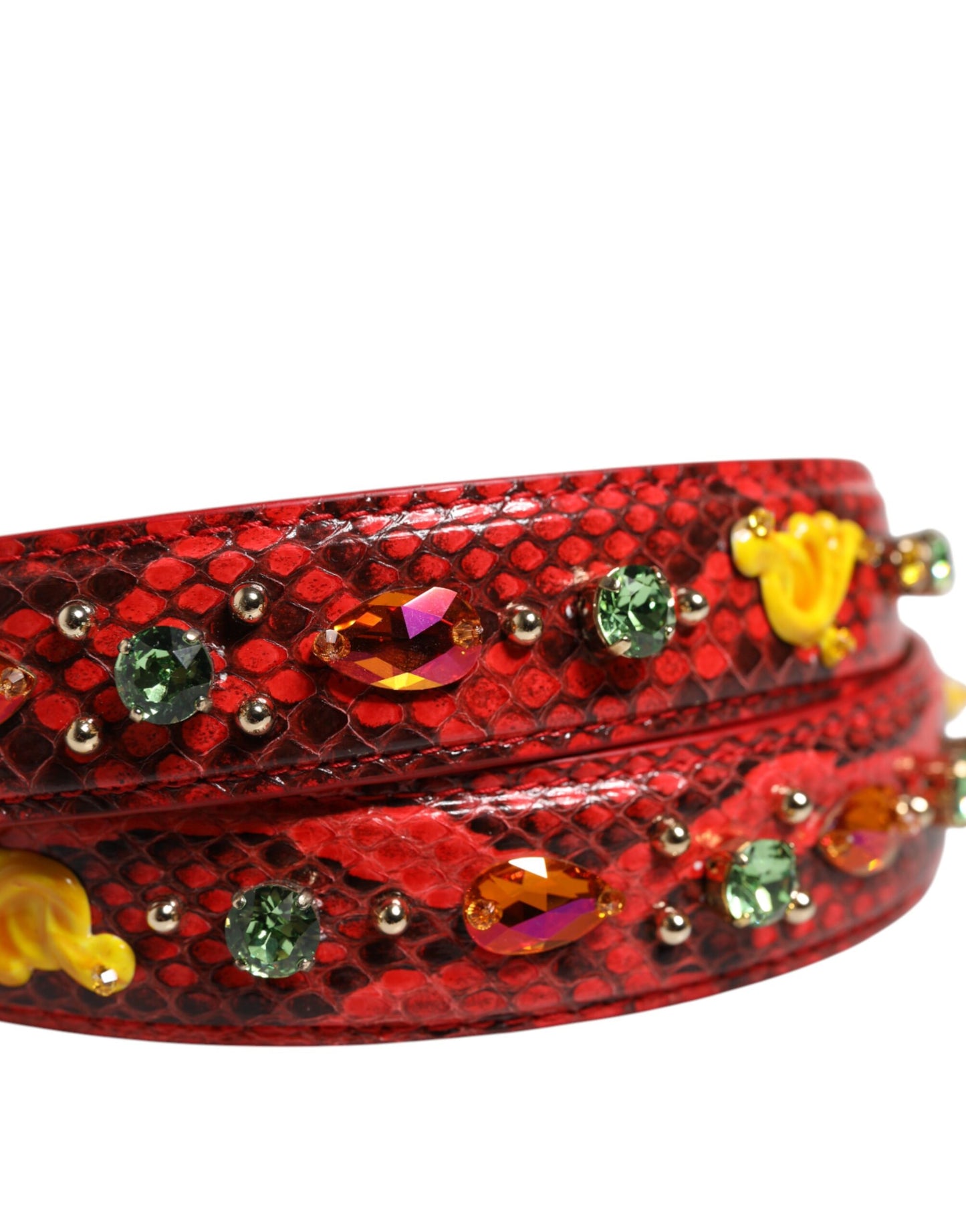 Dolce & Gabbana – Mehrfarbig verzierter Schultergurt für Handtaschenzubehör