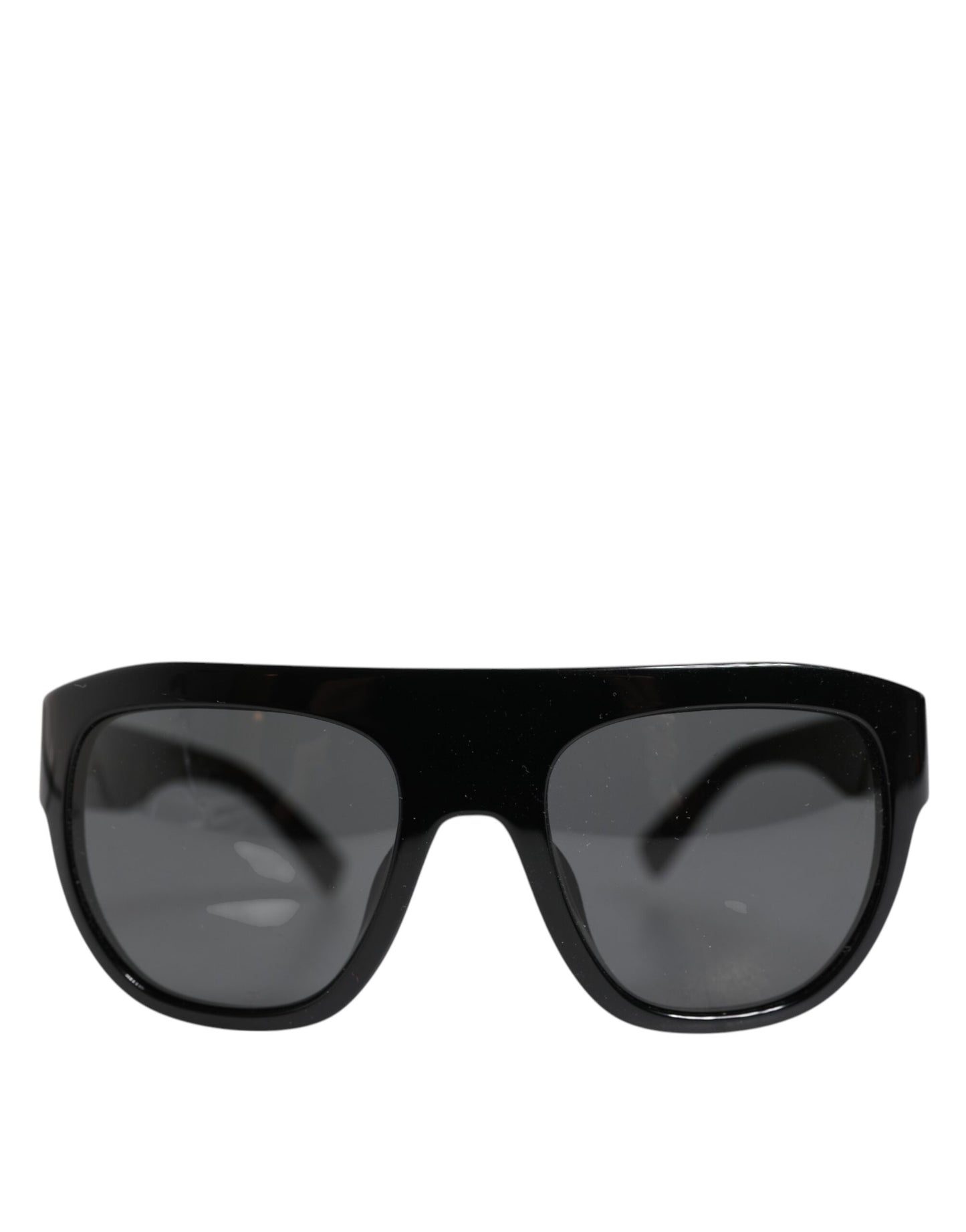Lunettes de soleil Dolce & Gabbana à monture carrée noire en acétate DG4398-F