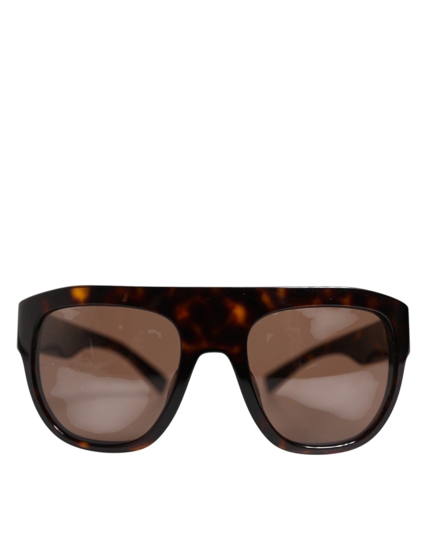 Lunettes de soleil carrées Dolce & Gabbana Havana marron foncé DG4398F