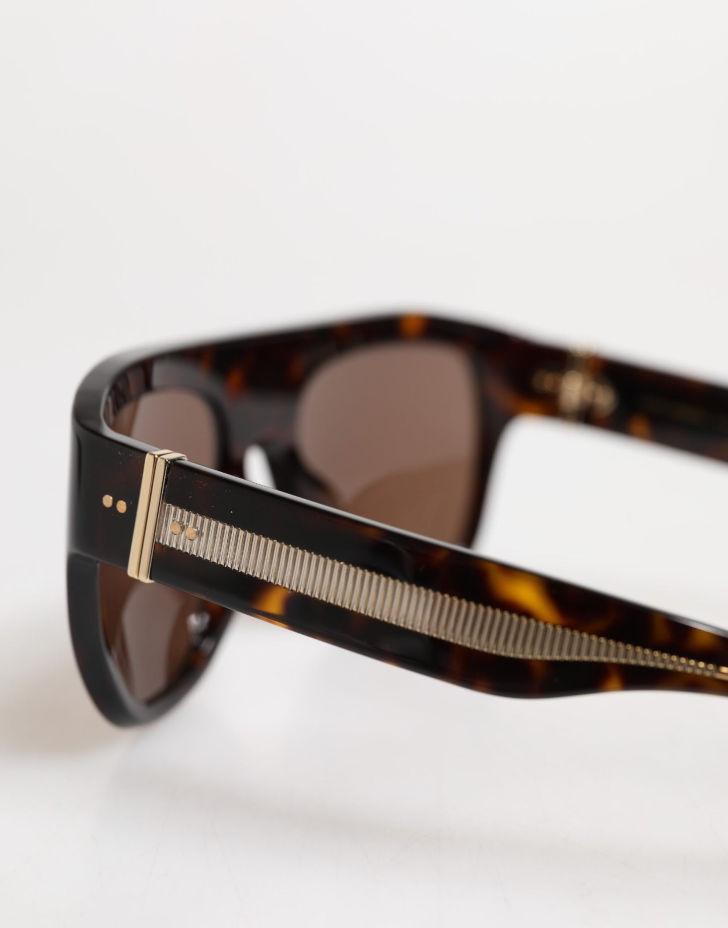 Lunettes de soleil carrées Dolce & Gabbana Havana marron foncé DG4398F