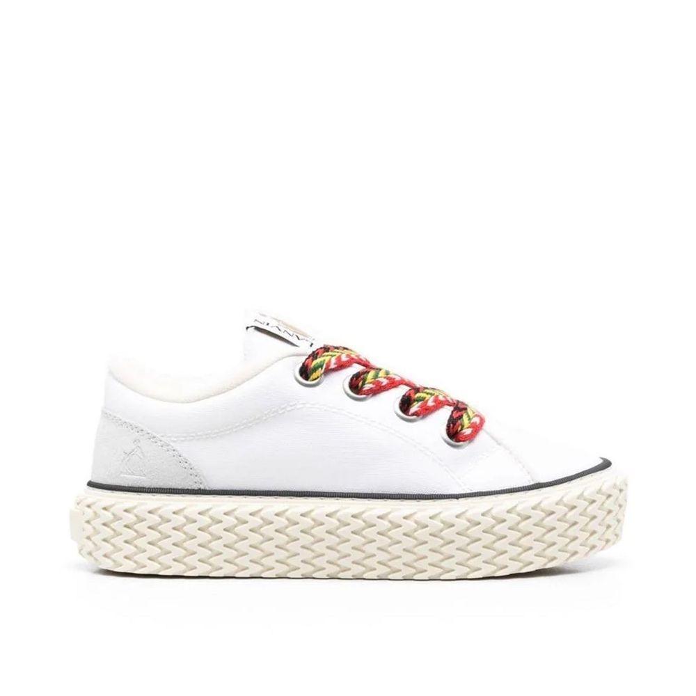 Baskets à lacets en coton Lanvin