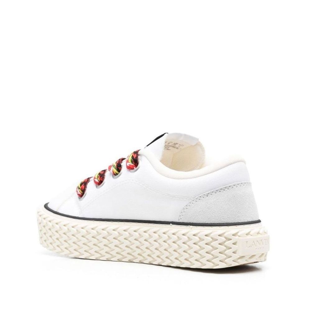 Baskets à lacets en coton Lanvin
