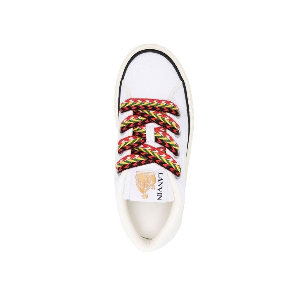Baskets à lacets en coton Lanvin