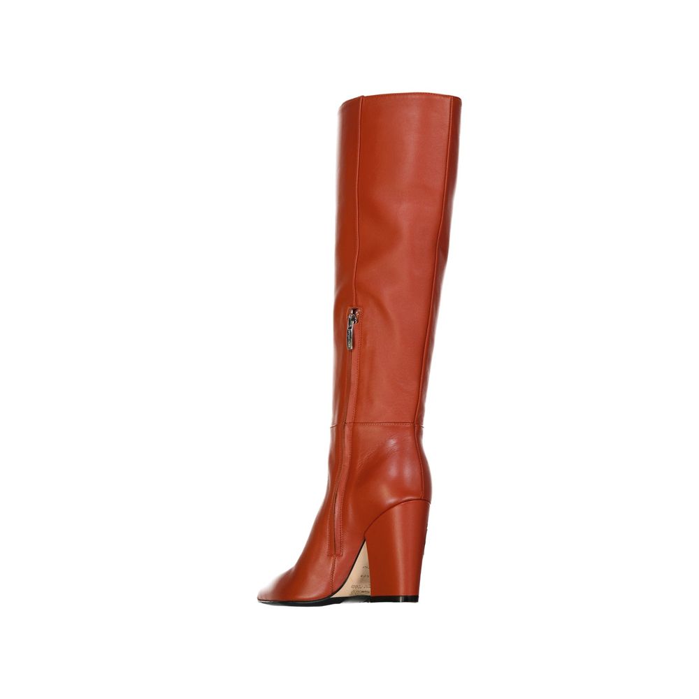 Bottes à talons en cuir Sergio Rossi