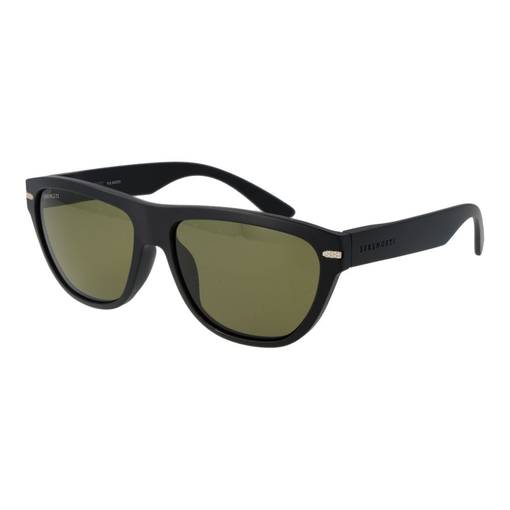 Lunettes de soleil unisexes noires Serengeti