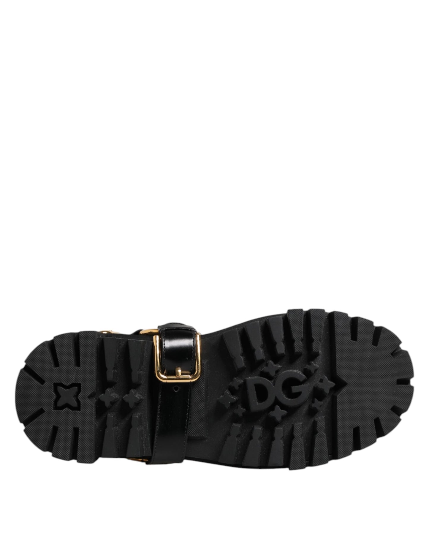 Bottines Chelsea en cuir noir Dolce & Gabbana pour homme