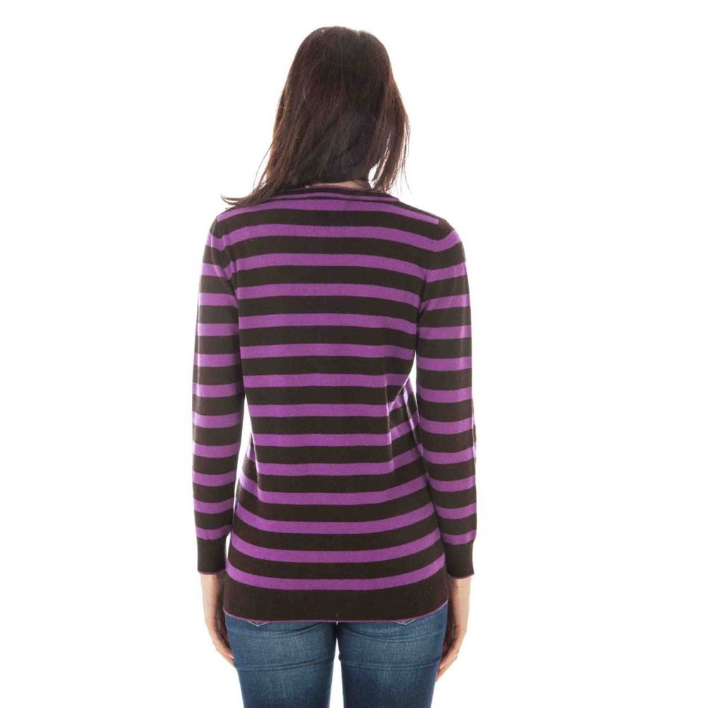Lilafarbener Wollpullover von Fred Perry