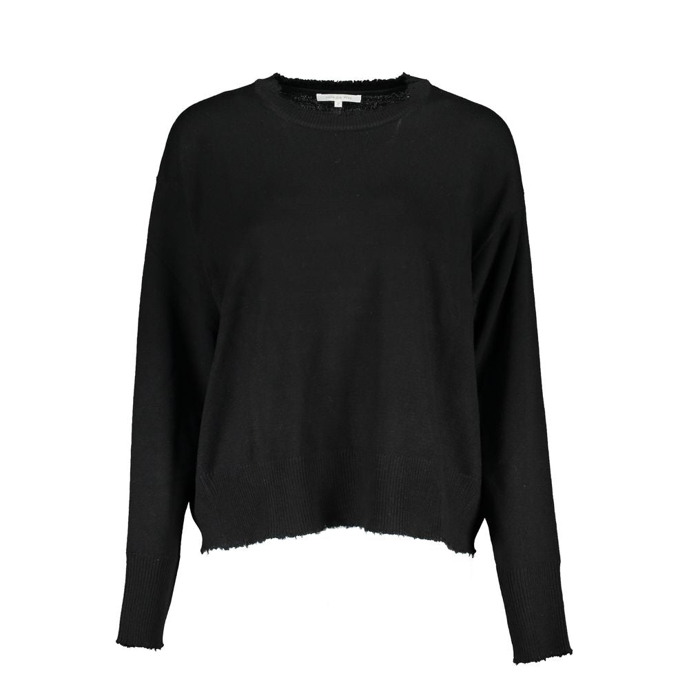 Pull en tissu noir Patrizia Pepe