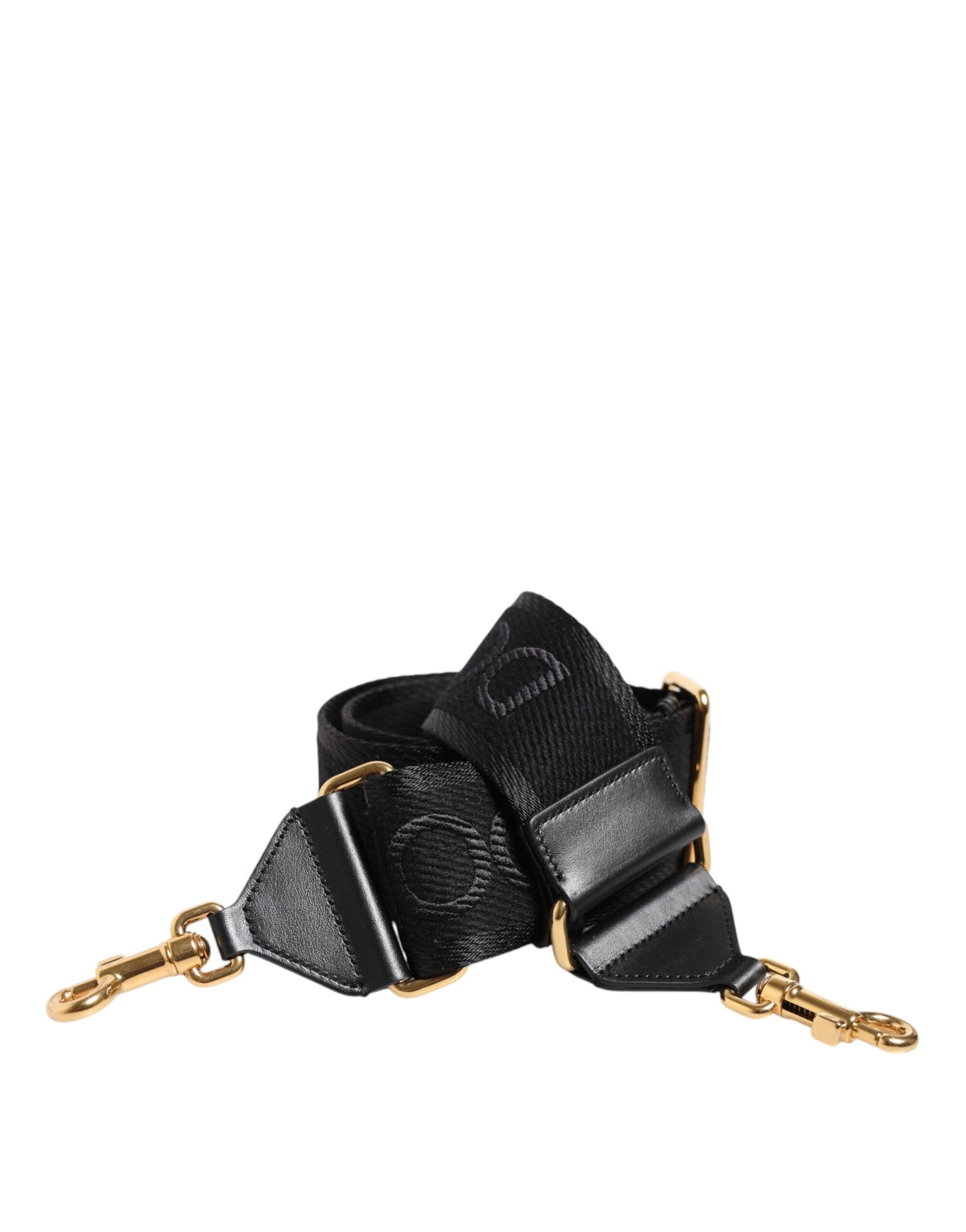 Sac bandoulière en viscose noire unie Dolce & Gabbana