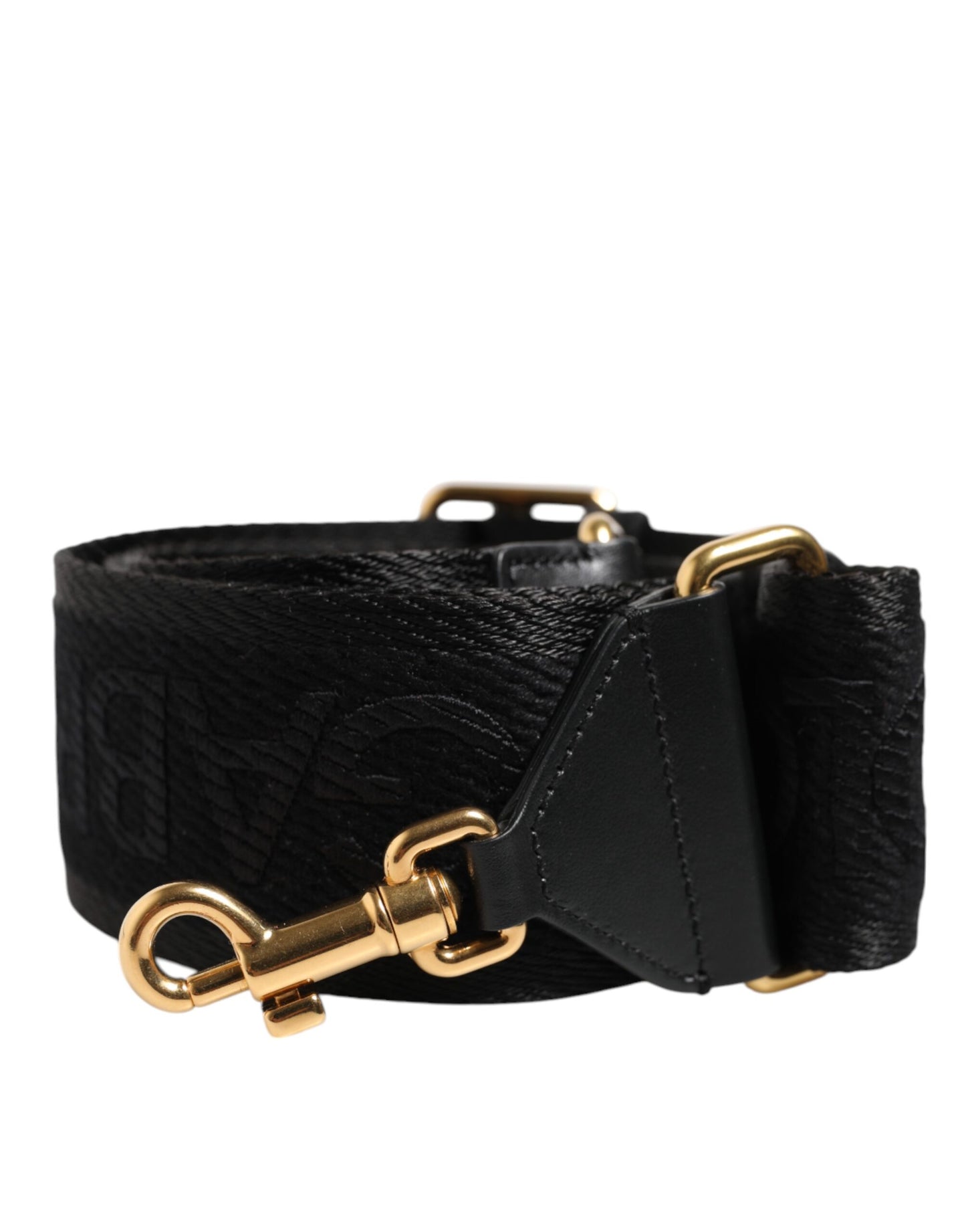 Sac bandoulière en viscose noire unie Dolce & Gabbana