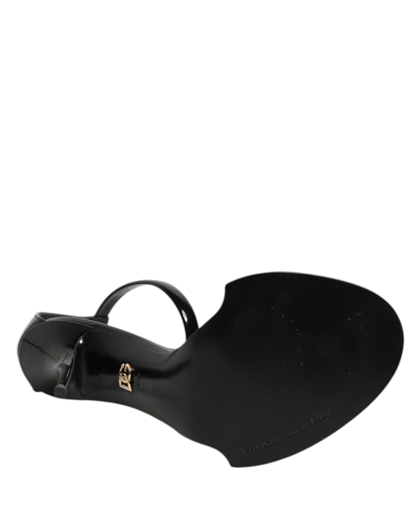 Sandales noires ornées de perles Dolce & Gabbana KEIRA