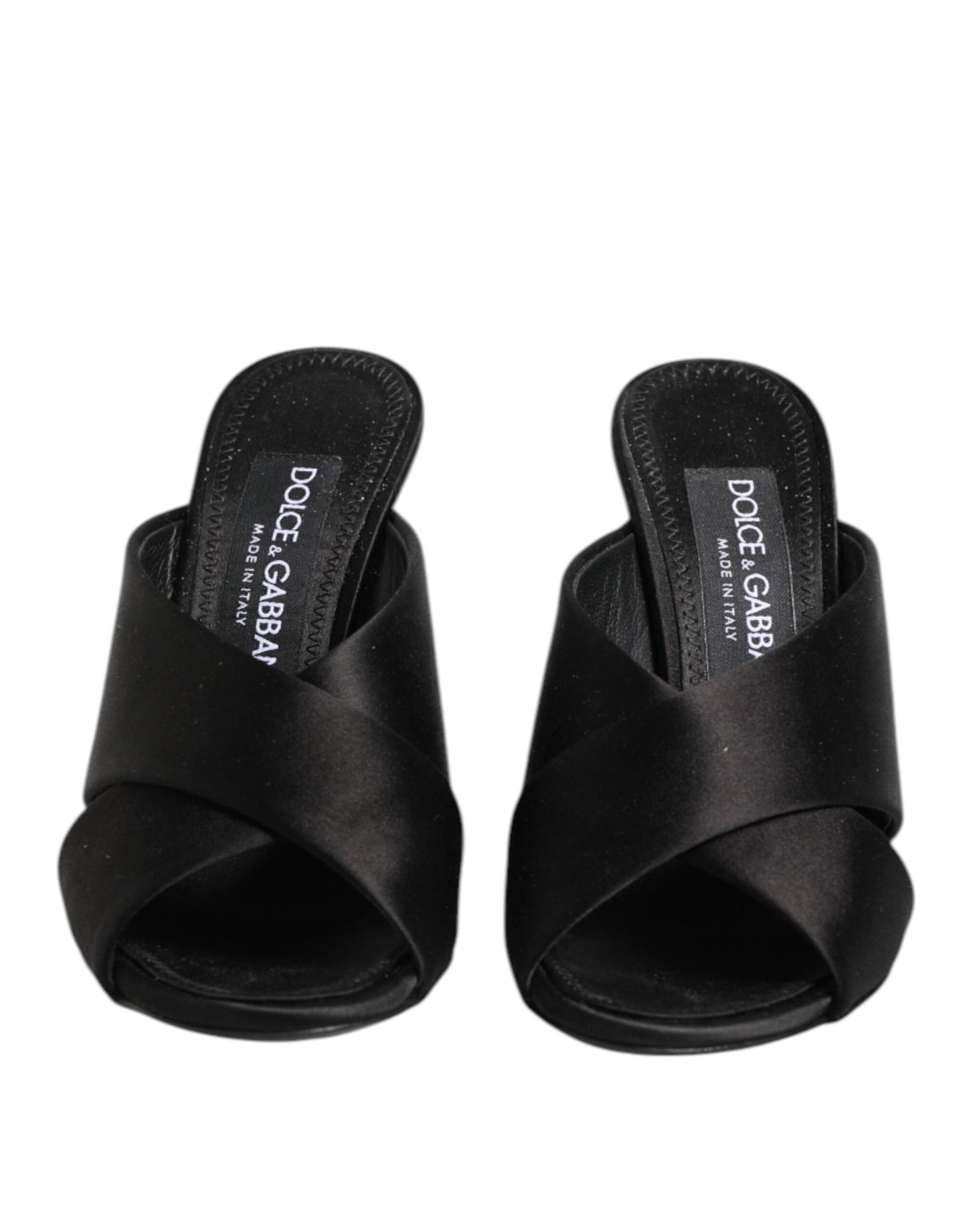 Sandales à talons hauts baroques noires Dolce & Gabbana Keira