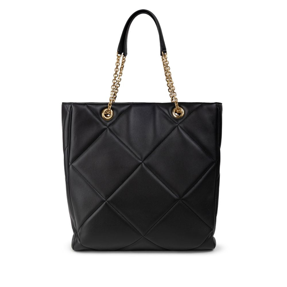 Sac fourre-tout en cuir noir Dolce & Gabbana