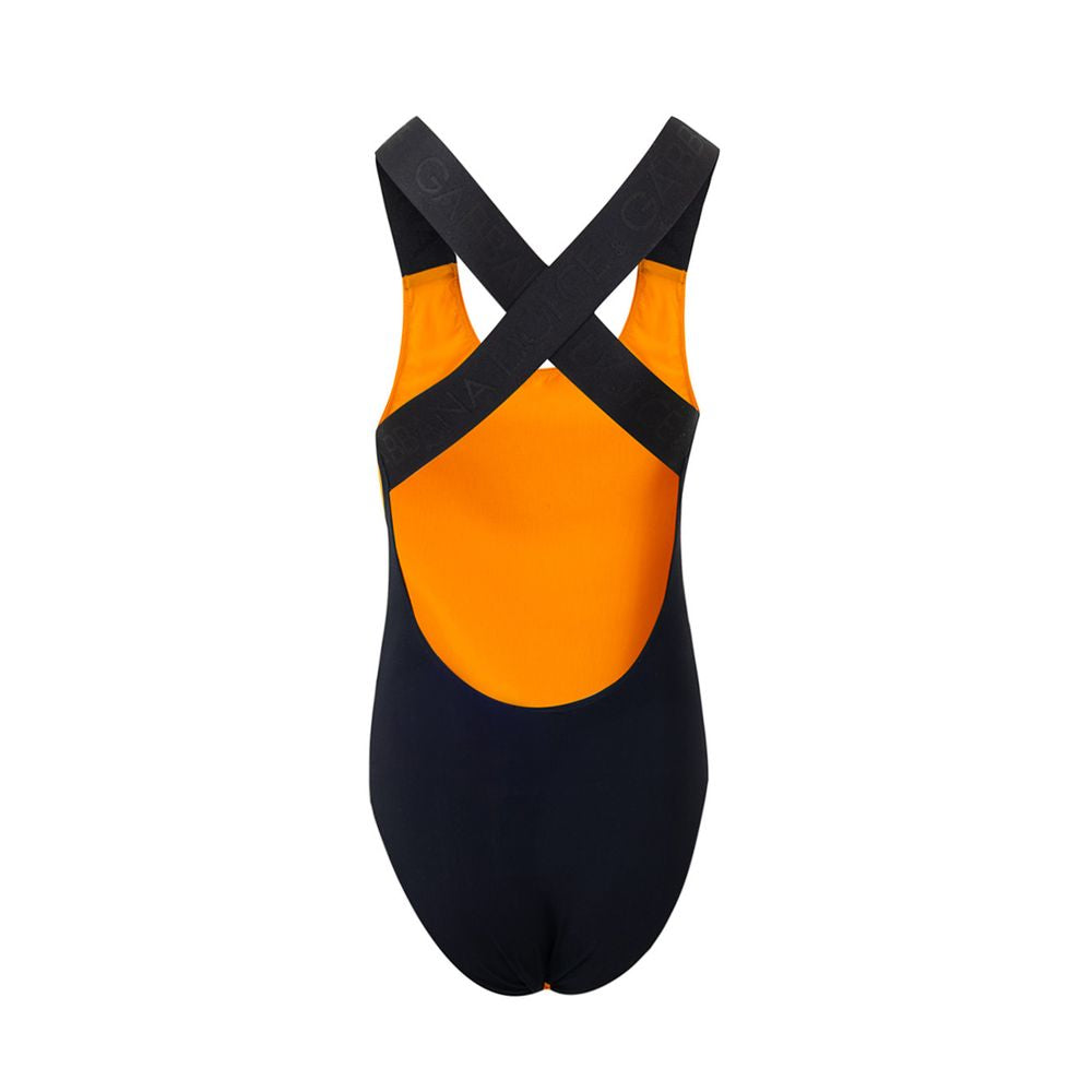 Maillot de bain une pièce en polyester orange Dolce & Gabbana