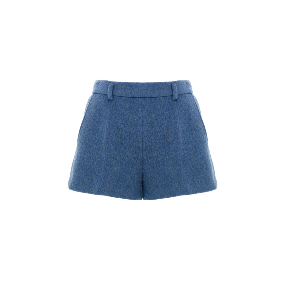 Blaue Wollshorts von Gucci