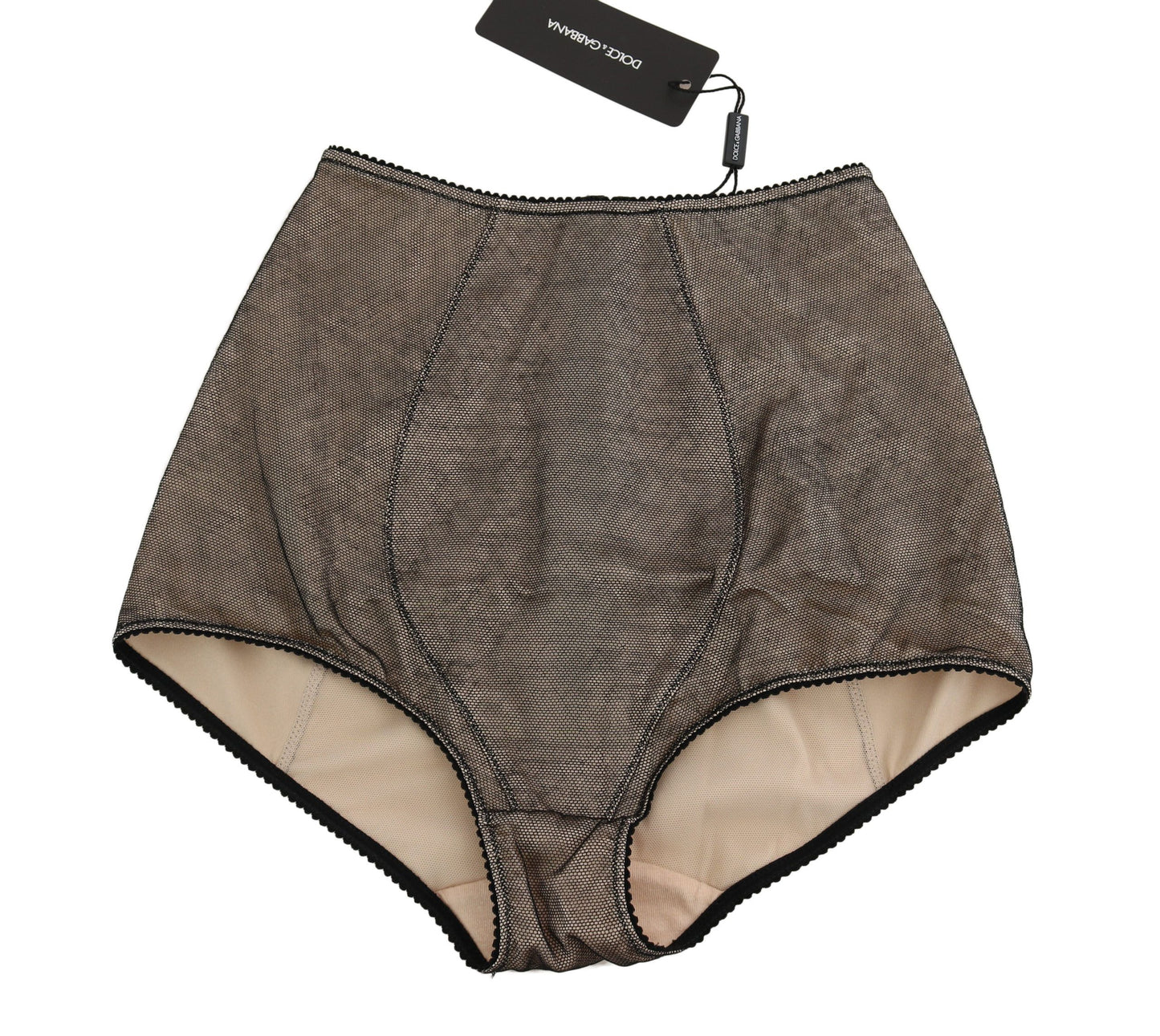 Sous-vêtements Dolce & Gabbana beiges avec filet noir