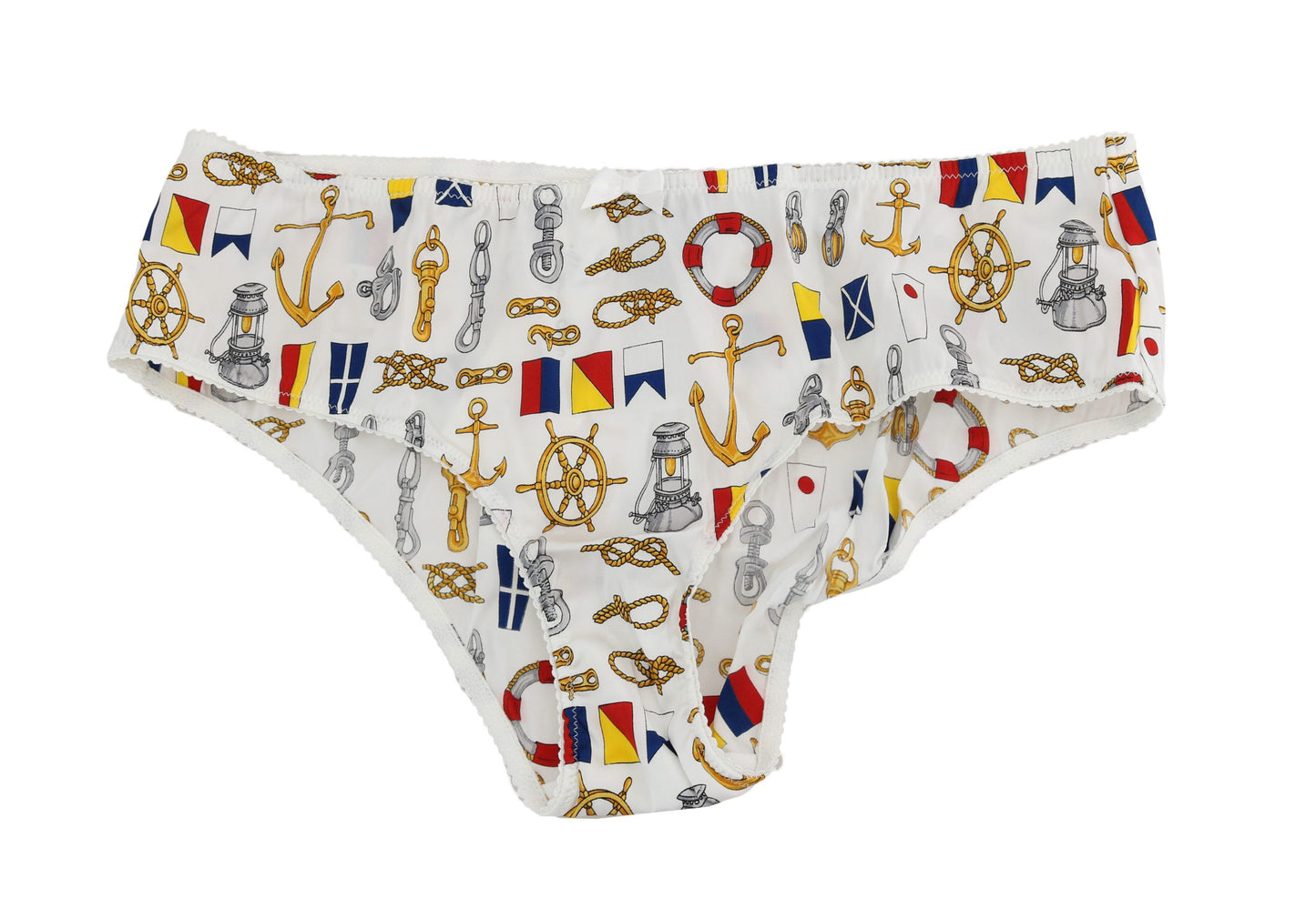 Dolce & Gabbana Underwear – Seidenhöschen mit Matrosen-Print